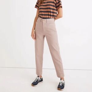 MADEWELL- Slim Emmett Tapered Pants Vintage Petal Size 32